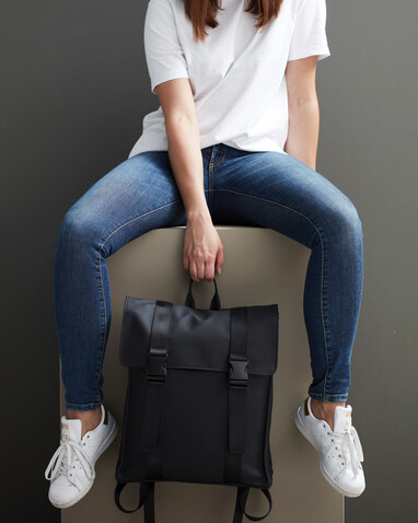 VINGA Baltimore Rucksack schwarz bedrucken, Art.-Nr. 500119