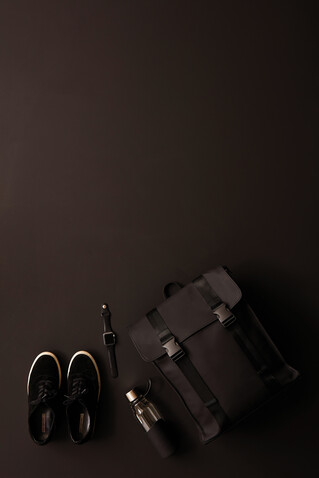 VINGA Baltimore Rucksack schwarz bedrucken, Art.-Nr. 500119