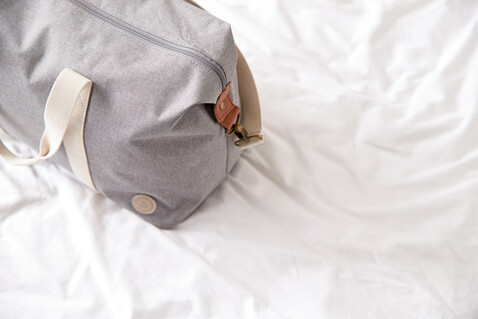 VINGA Sortino Wochenendtasche grau bedrucken, Art.-Nr. 517001