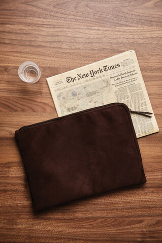 VINGA Hunton Laptophülle braun bedrucken, Art.-Nr. 528119