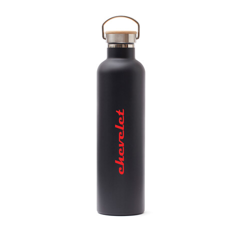 VINGA Miles Thermosflasche 1000 ml schwarz bedrucken, Art.-Nr. 5058