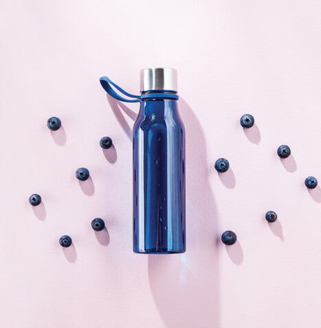 VINGA Lean Tritan Wasserflasche 600ml navy blau bedrucken, Art.-Nr. 50831