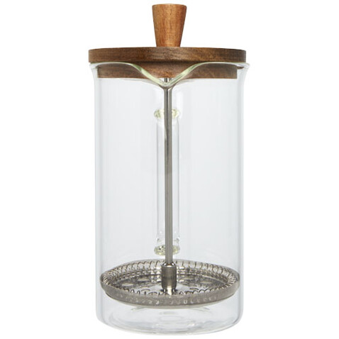 Ivorie 600 ml Kaffeebereiter, transparent, holz bedrucken, Art.-Nr. 11331201