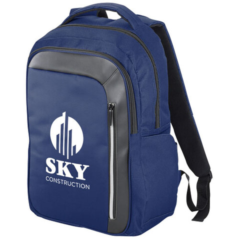 Vault RFID 15&quot; Laptop-Rucksack 16L, navy bedrucken, Art.-Nr. 12021755