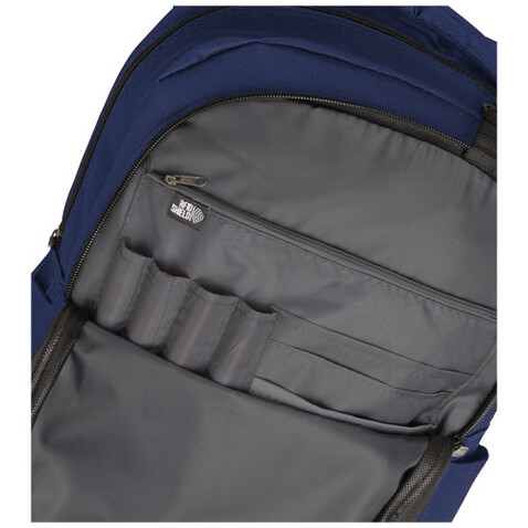 Vault RFID 15&quot; Laptop-Rucksack 16L, navy bedrucken, Art.-Nr. 12021755