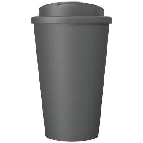 Americano® Eco 350 ml recycelter Becher mit auslaufsicherem Deckel, grau bedrucken, Art.-Nr. 21042508 Americano® Eco 350 ml recycelter Becher mit auslaufsicherem Deckel, grau bedrucken, Art.-Nr. 21042508