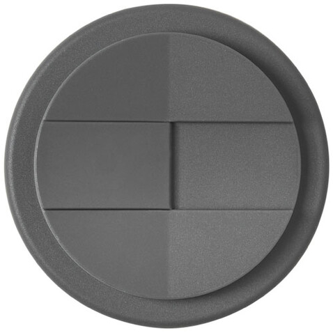 Americano® Eco 350 ml recycelter Becher mit auslaufsicherem Deckel, grau bedrucken, Art.-Nr. 21042508 Americano® Eco 350 ml recycelter Becher mit auslaufsicherem Deckel, grau bedrucken, Art.-Nr. 21042508