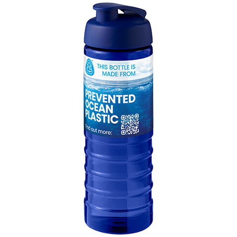 H2O Active® Eco Treble 750 ml Sportflasche mit Stülpdeckel, blau, blau bedrucken, Art.-Nr. 21047905 H2O Active® Eco Treble 750 ml Sportflasche mit Stülpdeckel, blau, blau bedrucken, Art.-Nr. 21047905