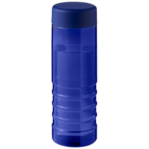 H2O Active® Eco Treble 750 ml Sportflasche mit Drehdeckel, blau, blau bedrucken, Art.-Nr. 21048102