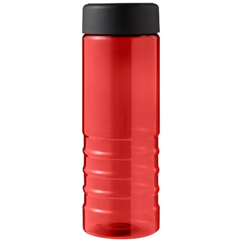 H2O Active® Eco Treble 750 ml Sportflasche mit Drehdeckel, rot, schwarz bedrucken, Art.-Nr. 21048105 H2O Active® Eco Treble 750 ml Sportflasche mit Drehdeckel, rot, schwarz bedrucken, Art.-Nr. 21048105