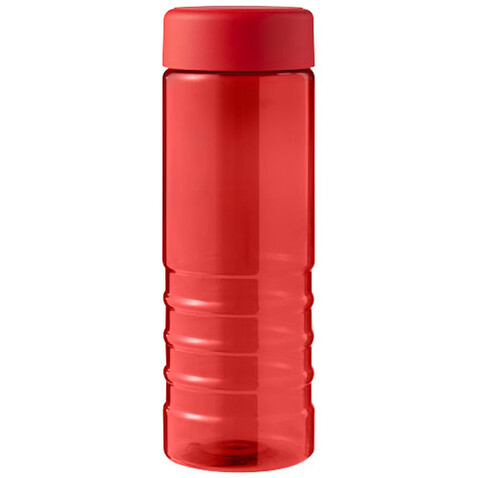 H2O Active® Eco Treble 750 ml Sportflasche mit Drehdeckel, rot, rot bedrucken, Art.-Nr. 21048106 H2O Active® Eco Treble 750 ml Sportflasche mit Drehdeckel, rot, rot bedrucken, Art.-Nr. 21048106