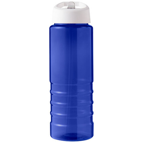 H2O Active® Eco Treble 750 ml Sportflasche mit Stülpdeckel, blau, weiss bedrucken, Art.-Nr. 21048204