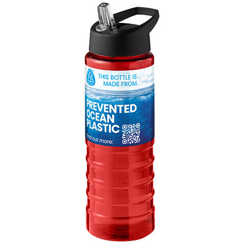 H2O Active® Eco Treble 750 ml Sportflasche mit Stülpdeckel, rot, schwarz bedrucken, Art.-Nr. 21048206 H2O Active® Eco Treble 750 ml Sportflasche mit Stülpdeckel, rot, schwarz bedrucken, Art.-Nr. 21048206