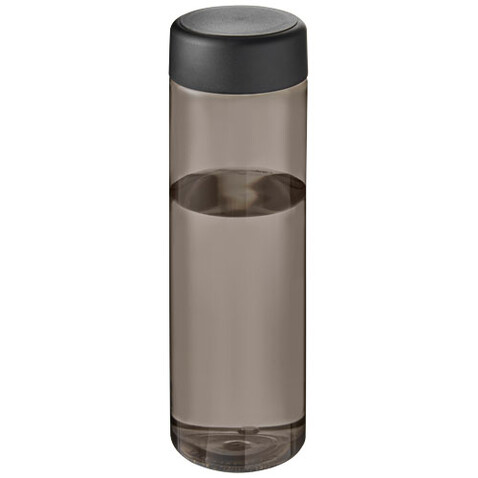 H2O Active® Eco Vibe 850 ml Wasserflasche mit Drehdeckel, kohle, schwarz bedrucken, Art.-Nr. 21048500