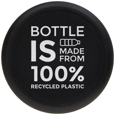 H2O Active® Eco Vibe 850 ml Wasserflasche mit Drehdeckel, rot, schwarz bedrucken, Art.-Nr. 21048505