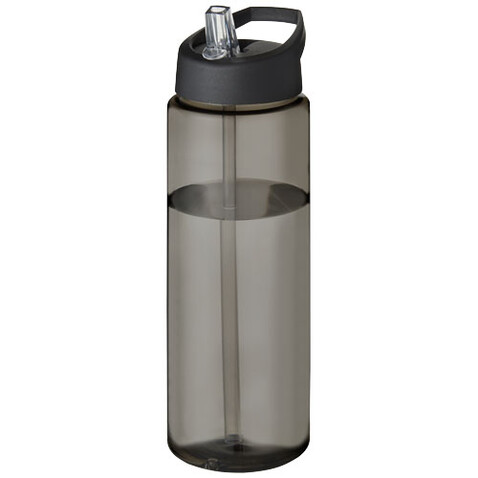 H2O Active® Eco Vibe 850 ml Sportflasche mit Ausgussdeckel, kohle, schwarz bedrucken, Art.-Nr. 21048600