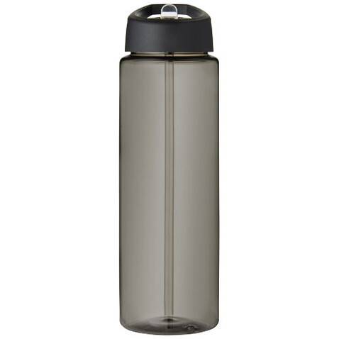 H2O Active® Eco Vibe 850 ml Sportflasche mit Ausgussdeckel, kohle, schwarz bedrucken, Art.-Nr. 21048600