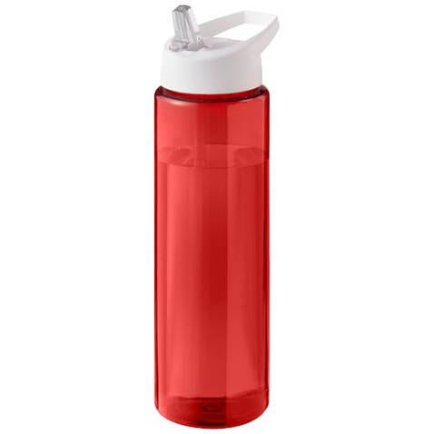 H2O Active® Eco Vibe 850 ml Sportflasche mit Ausgussdeckel, rot, weiss bedrucken, Art.-Nr. 21048609
