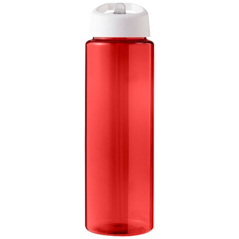 H2O Active® Eco Vibe 850 ml Sportflasche mit Ausgussdeckel, rot, weiss bedrucken, Art.-Nr. 21048609