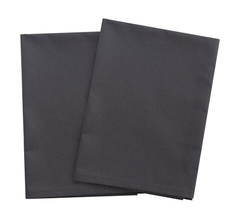 Karlowsky Unicoloured dish and cleaning cloth (10-pack), Anthracite, One Size bedrucken, Art.-Nr. 030671400