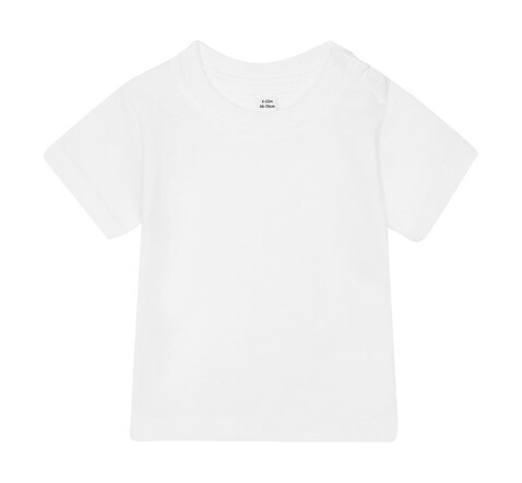 BabyBugz Made in Africa Baby T, White, 6-12 bedrucken, Art.-Nr. 071470003