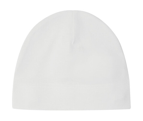 BabyBugz Baby Hat, White, One Size bedrucken, Art.-Nr. 072470000