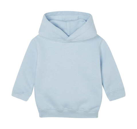 BabyBugz Baby Essential Hoodie, Dusty Blue, 18-24 bedrucken, Art.-Nr. 073473115