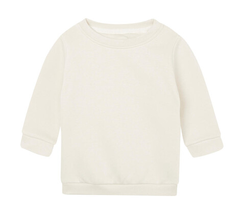 BabyBugz Baby Essential Sweatshirt, Natural, 6-12 bedrucken, Art.-Nr. 074470073