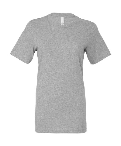 Bella Women`s Relaxed CVC Jersey Short Sleeve Tee, Athletic Heather, S bedrucken, Art.-Nr. 095061233