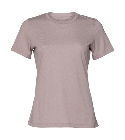 Bella Women`s Relaxed CVC Jersey Short Sleeve Tee, Heather Pink Gravel, M bedrucken, Art.-Nr. 095064034