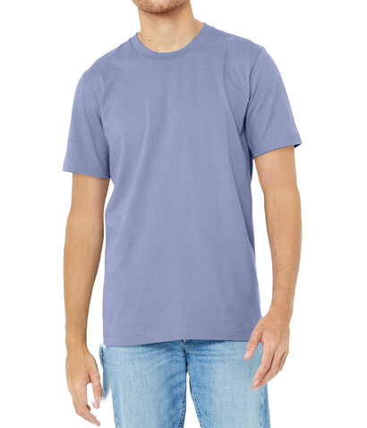Bella Unisex Jersey Short Sleeve Tee, Lavender Blue, M bedrucken, Art.-Nr. 150063394