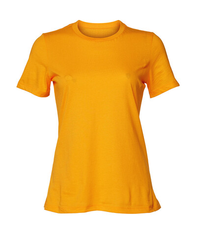 Bella Women`s Relaxed Jersey Short Sleeve Tee, Gold, L bedrucken, Art.-Nr. 194066435