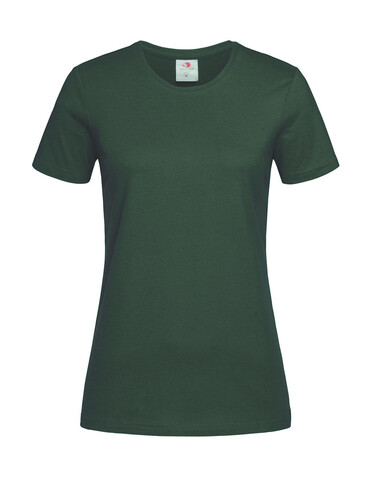 Stedman Classic-T Fitted Women, Bottle Green, L bedrucken, Art.-Nr. 196055405