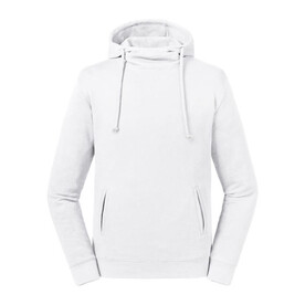 Russell Europe Pure Organic High Collar Hooded Sweat, White, XS bedrucken, Art.-Nr. 209000002 Russell Europe Pure Organic High Collar Hooded Sweat, White, XS bedrucken, Art.-Nr. 209000002