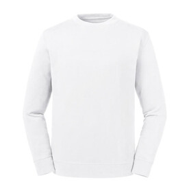 Russell Europe Pure Organic Reversible Sweat, White, XS bedrucken, Art.-Nr. 210000002