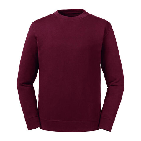 Russell Europe Pure Organic Reversible Sweat, Burgundy, 3XL bedrucken, Art.-Nr. 210004488