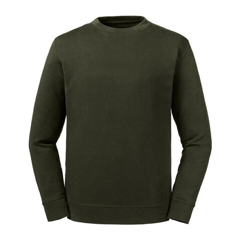 Russell Europe Pure Organic Reversible Sweat, Dark Olive, M bedrucken, Art.-Nr. 210005344 Russell Europe Pure Organic Reversible Sweat, Dark Olive, M bedrucken, Art.-Nr. 210005344