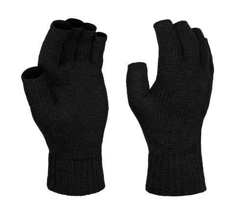Regatta Fingerless Mitts, Black, One Size bedrucken, Art.-Nr. 302171010