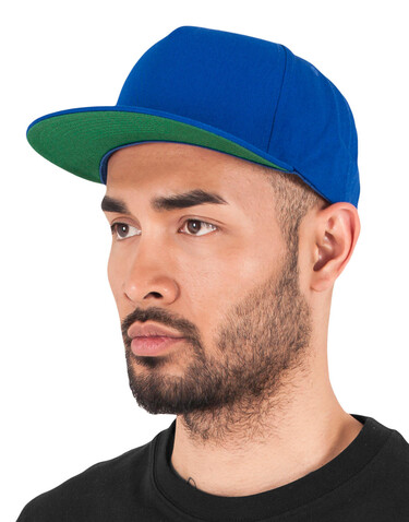 Yupoong Classic 5 Panel Snapback, Royal, One Size bedrucken, Art.-Nr. 312733000