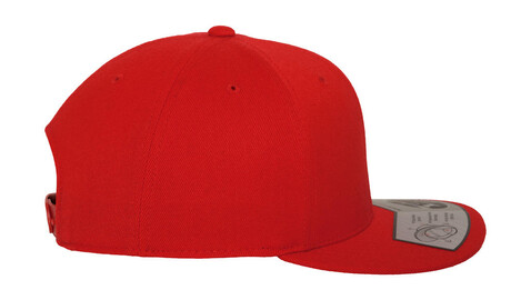 Yupoong Fitted Snapback, Black/Red, One Size bedrucken, Art.-Nr. 313731540