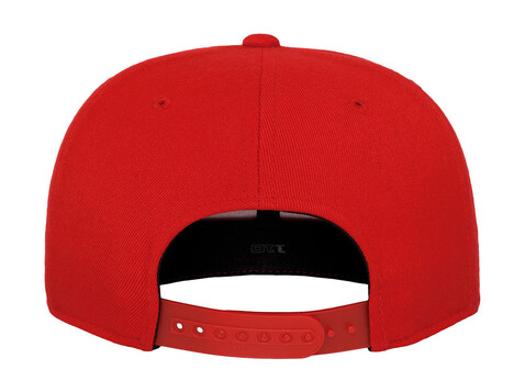 Yupoong Fitted Snapback, Black/Red, One Size bedrucken, Art.-Nr. 313731540