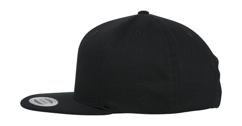 Flexfit Organic Cotton Snapback, Black, One Size bedrucken, Art.-Nr. 325681010