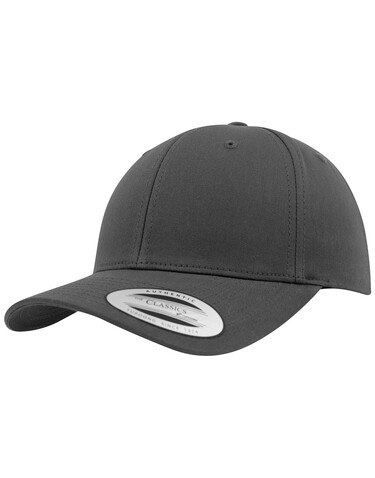 Flexfit Curved Classic Snapback, Heather Grey, One Size bedrucken, Art.-Nr. 328681230