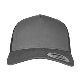 Flexfit 5-Panel Retro Trucker Cap, Charcoal, One Size bedrucken, Art.-Nr. 331681300 Flexfit 5-Panel Retro Trucker Cap, Charcoal, One Size bedrucken, Art.-Nr. 331681300