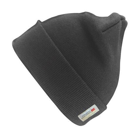Result Caps Heavyweight Thinsulate™ Woolly Ski Hat, Black, One Size bedrucken, Art.-Nr. 333341010