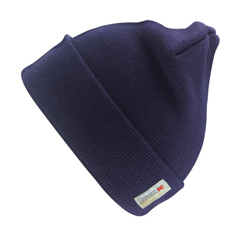 Result Caps Heavyweight Thinsulate™ Woolly Ski Hat, Navy, One Size bedrucken, Art.-Nr. 333342000