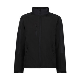 Regatta Hydroforce 3-Layer Membrane Softshell, Black/Black, S bedrucken, Art.-Nr. 485171523