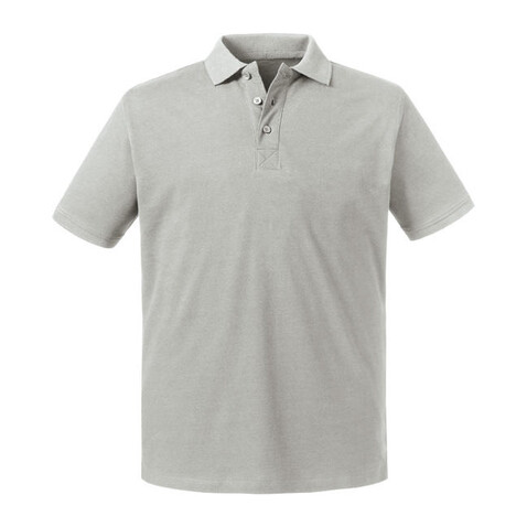 Russell Europe Men`s Pure Organic Polo, Stone, M bedrucken, Art.-Nr. 505000094