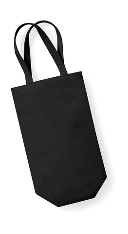 Westford Mill Fairtrade Cotton Bottle Bag, Black, One Size bedrucken, Art.-Nr. 621281010