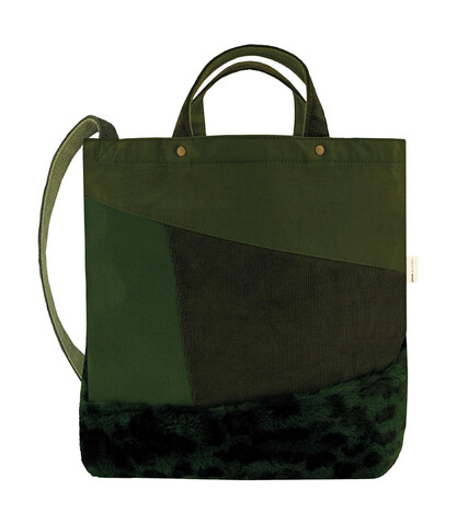 SG ACCESSORIES - BAGS Satomi Faux Fur Shoulder Bag, Olive Green, One Size bedrucken, Art.-Nr. 692575300